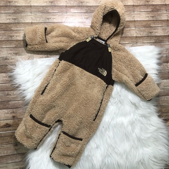 The North Face Other - North Face 0-3 Month Fleece Bunting Snow Suit